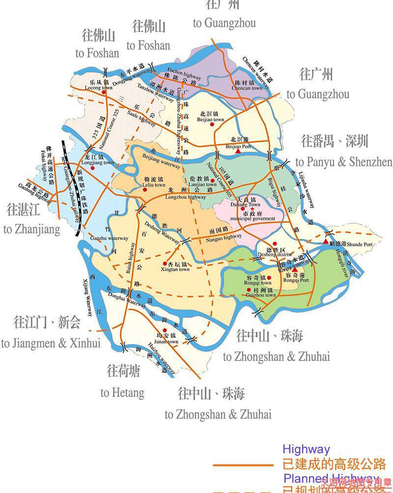 顺德地图