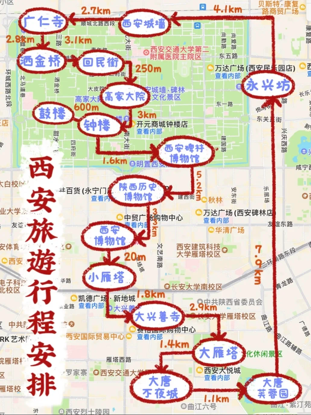 城墙内路线二